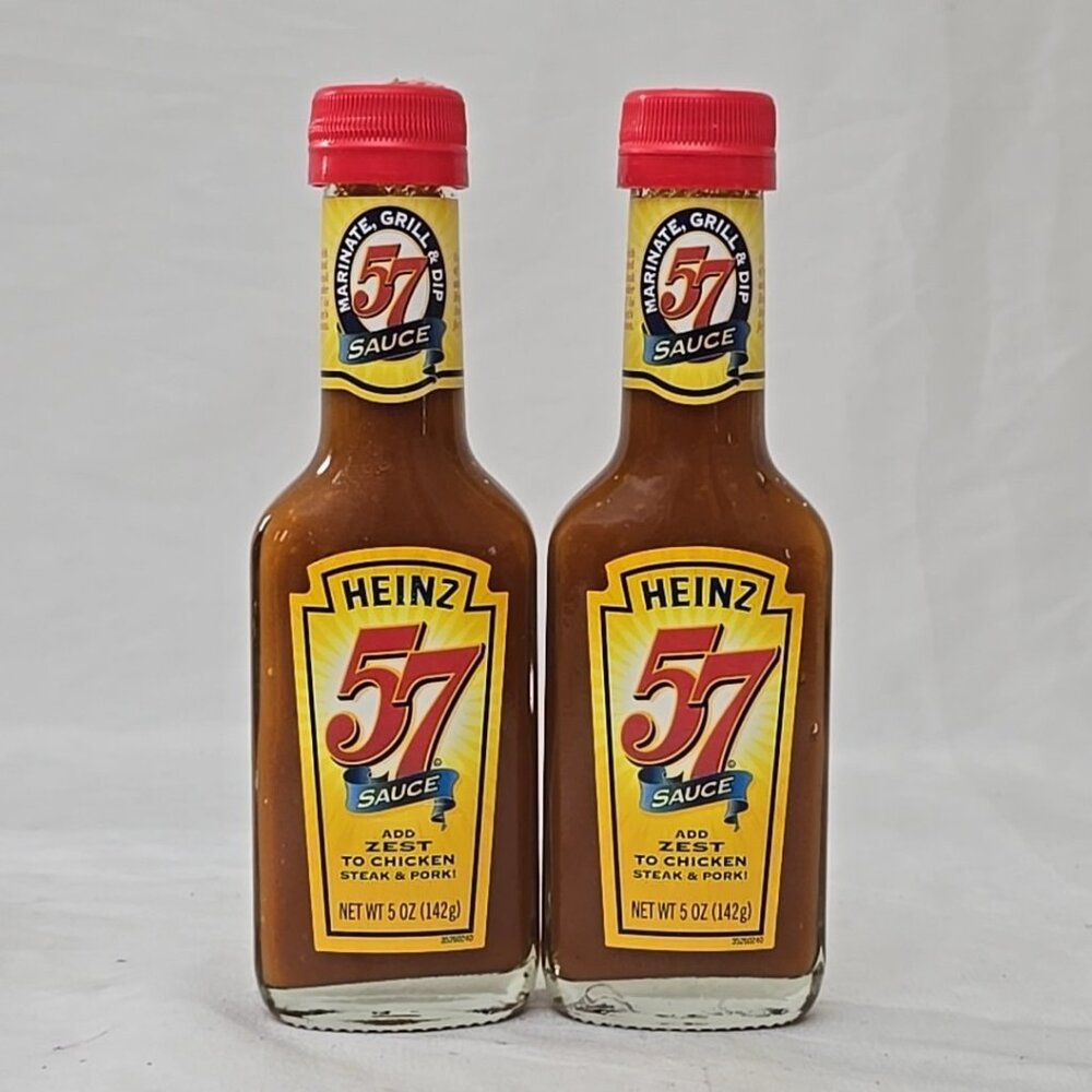2-Pack Heinz 57 Grill & Dip Sauce Great on Chicken Steak Pork 5 Oz